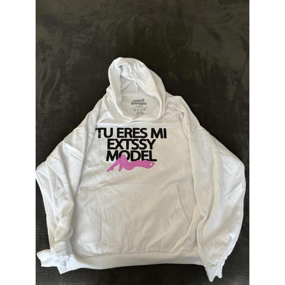Sad boyz hoodie Junior H 'Tu Eres mi Extssy Model Size L